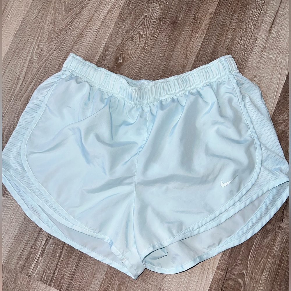 Nike Women's Sky Blue Athletic Shorts